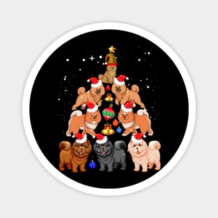 Chow Chow Christmas Tree Magnet